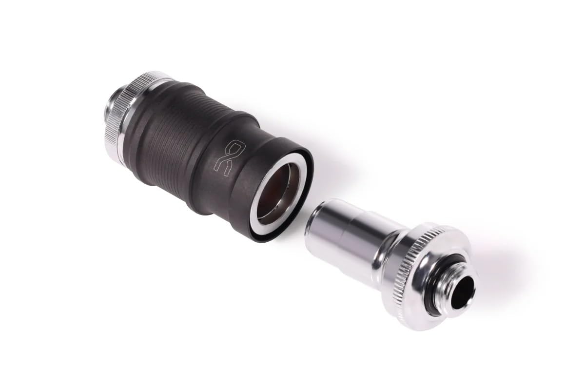 acool ES Quick Release BLH1A PushIn Set OT-OT Water Cooling System PC G1/4 Fitting Adapter Male to Female Fitting Brass Connector Soft Tube [13876]