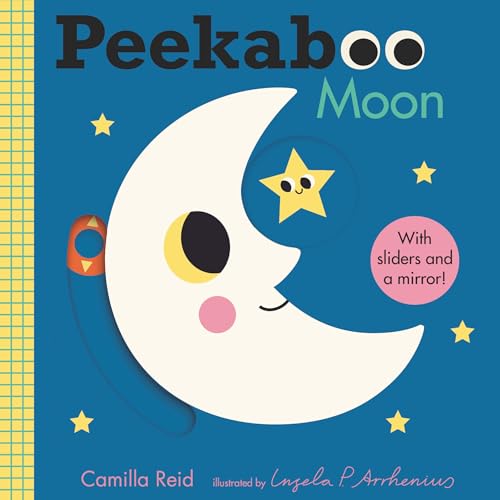 Image of Peekaboo: Moon: (An Interactive Board Book for Babies & Toddlers with Mirror & Sliders to Push, Pull, or Turn. Cute Artwork Includes a Clock, Light, Teddy Bear, & More.) (Peekaboo You)
