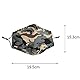 2er Set waschbare Mundmasken - Verstellbare Schlaufen - für Freizeit Sport Training Mundschutz Staub Pollen Gesichtsmaske Fashion Maske Gesichtsschutz Sportmaske (Camouflage-Grün)