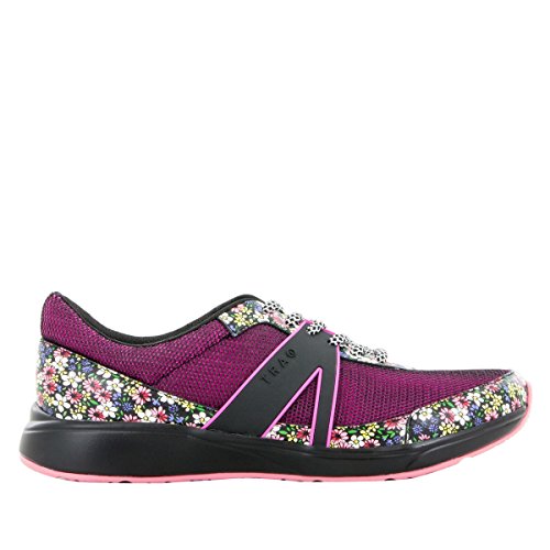 TRAQ by Alegria Qarma Womens Smart Walking Shoe Wild Flower 11 M US