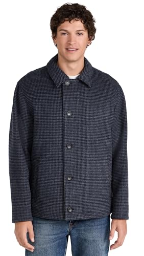 Vince Men's Houndstooth Deck Jacket