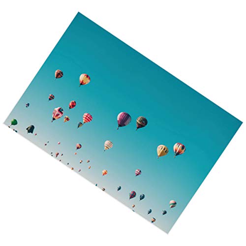SOLUSTRE 2Pcs Balão de Ar Quente Balão de Pano de Fundo Decorativo Banner Parede Tapestry Party Part