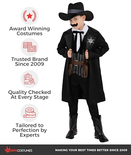 Disfraz cowboy para niños Morph talla Large miniatura 5