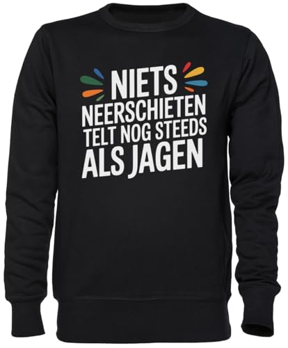 Sweat-shirt Noir Jagen Contre le Froid Pull Unisexe Confortable et Durable