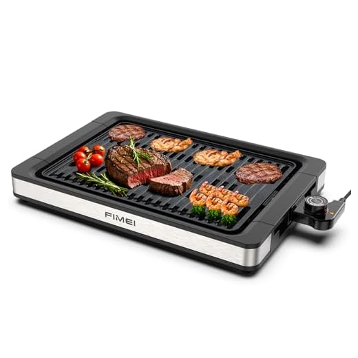 FIMEI 1800W Dishwasher-Safe Smokeless Grill
