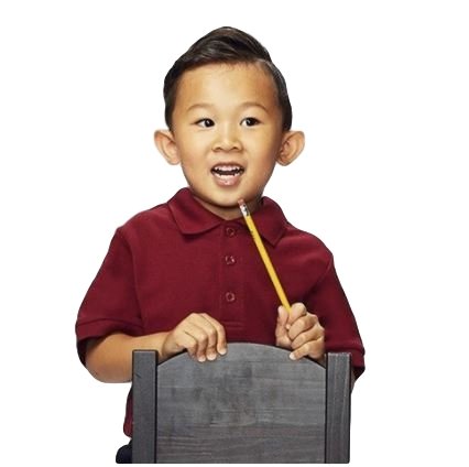Image of unik Boy's Premium Quality Pique Polo Uniform Shirt Short Sleeve White Sky Blue Navy Hunter Green Burgundy Black Red