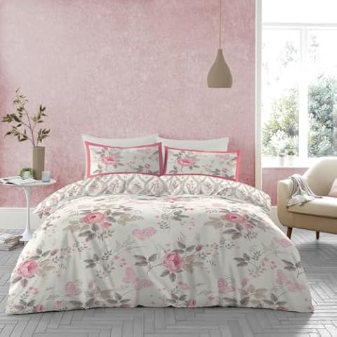 Lions Floral Duvet Cover and Sheet Set Cover