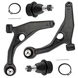 YMAUGP 4Pcs Suspension Front Lower Control Arm and Ball Joint 11-14 For Chrysler 200,07-10 Sebring /08-14 For Dodge Avenger,09-20 Journey (Replace # K641333 K641334 K500120)