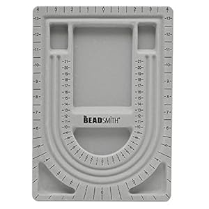 BeadSmith Perlenbrett 23 x 33 cm grau