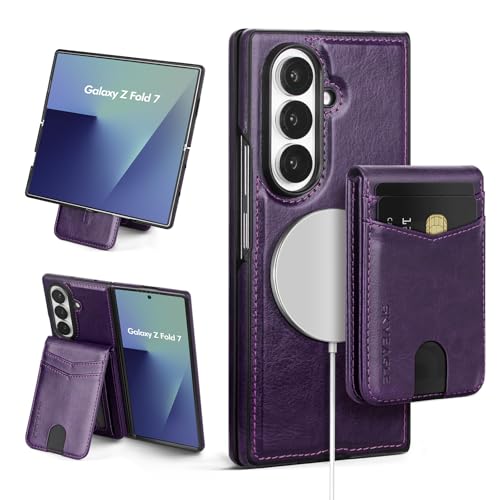 Étui Galaxy Z Fold 7 MagSafe violet pour simplifier vos déplacements quotidiens