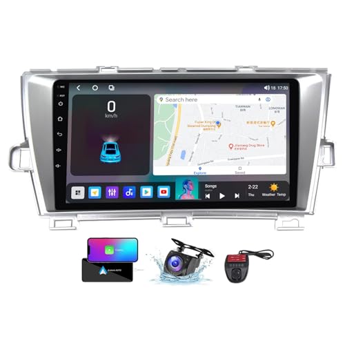 Autoradio GPS tactile 9" pour Toyota Prius 3 résolvant les problèmes de navigation