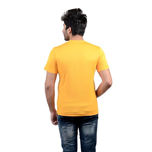 Image of Stylish Regular Fit Plain Men's V-Neck Half Sleeve T-Shirt