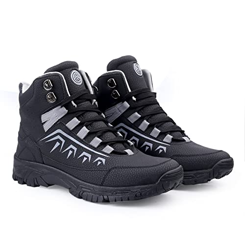 Image of Bacca Bucci Deodar 6 inches Riding Boots for Mountaineering Backpacking Hiking and Trekking