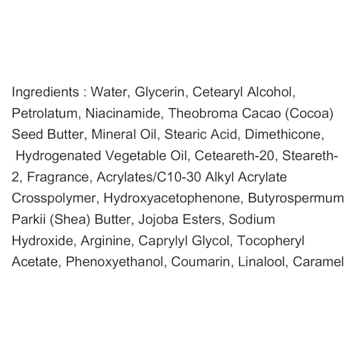 Hydratant en profondeur Jergens karité et noix de coco, lait corporel aux vitamines E et B3