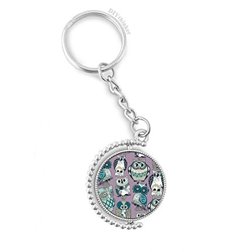 Porte-clés hibou rotatif pour retrouver ses clés de voiture facilement