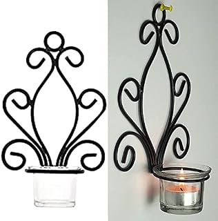 Iron Angel Wall Sconce Candle Sconces Iron Wall Candle Sconce Holder,2pcs
