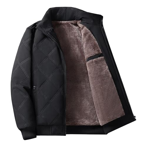Blouson bomber réversible léger pour homme veste polaire matelassée thermique