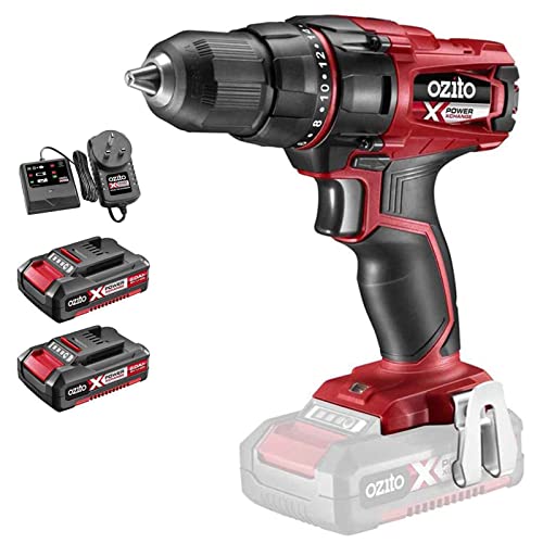 Ozito PXDD 18v Cordless Drill Driver 2 x 2ah Li-ion