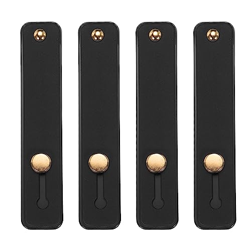 Soportes de silicona para teléfono y agarre para la mayoría de teléfonos inteligentes negros