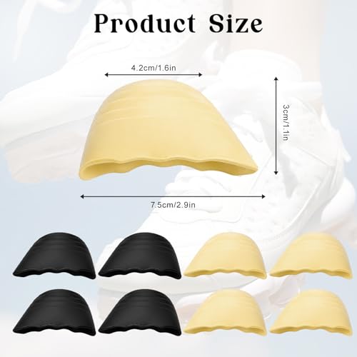 4 pares de plantillas ajustables para zapatos grandes miniatura 2