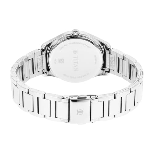 Titan Store Titan Women's Black Dial Steel Strap Watch NR2639SM03 - Image 6