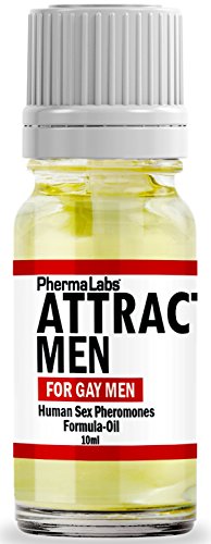 PhermaLabs Pheromones Cologne Scented Oil For Men- 10 ml bottle - Attract Gay Men Instantly- Highest Concentration Of Pheromones Possible - Fresh & Long-lasting Smell