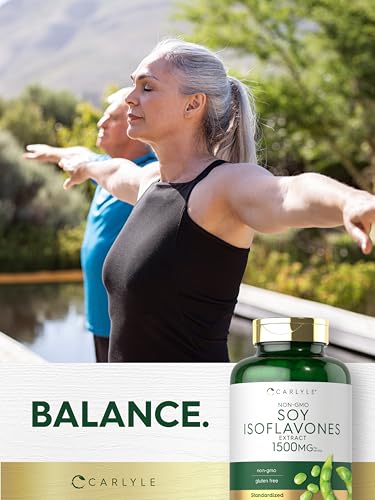 Carlyle CL30051 Soy Isoflavones For Women And Men 1500Mg | 200 Capsules | Non-Gmo, Gluten Free Extract Supplement thumb #6