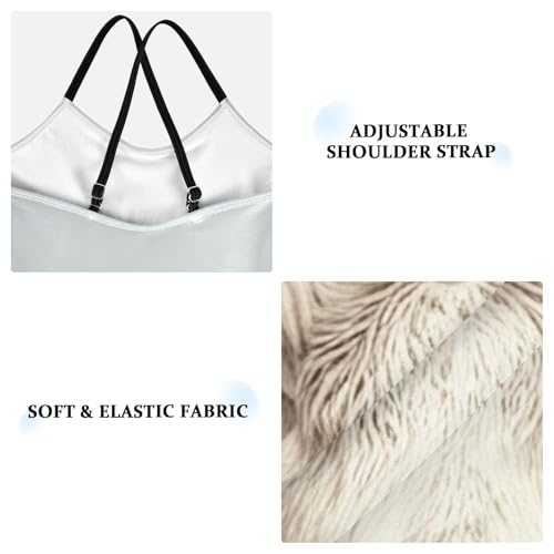 CHIFIGNO Cow Swimming Suit for Girls Quick Dry Crossback One Piece Swimming Suit with Adjustable Strap 3T3