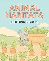 ANIMAL HABITATS: COLORING BOOK (Portuguese Edition) B0F5NTS9CM Book Cover