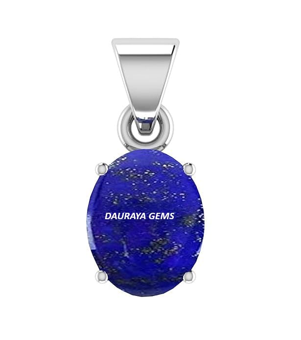 Pendentif en argent lapis lazuli, cadeau mixte idéal 13,00 carats