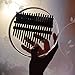 Koldot Kalimba Thumb Piano 17 Key Solid Finger Piano Clear Body Cute Crystal Acrylic Kalimba With Hard Case Gifts with Tuning Hammer
