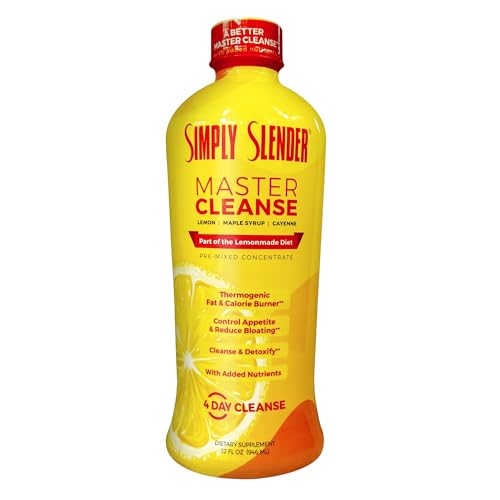 Master Cleanse, Weight Loss Supplement, Appetite Suppressant, Detox, Maple Syrup, Cayenne Pepper & Lemon Juice, Lemonade Diet, Nutrients, Pre-Mixed Concentrate (32 fl oz)
