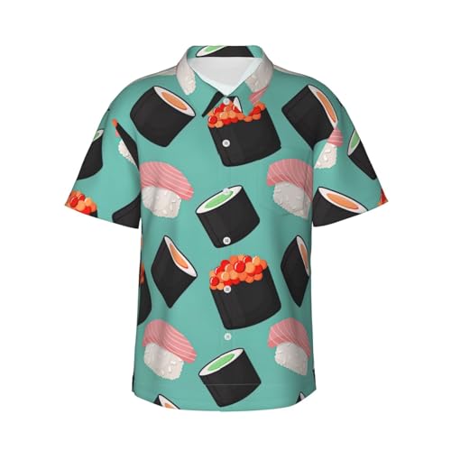 Chemise hawaïenne sushi homme légère et respirante pour rester au frais tout l'été