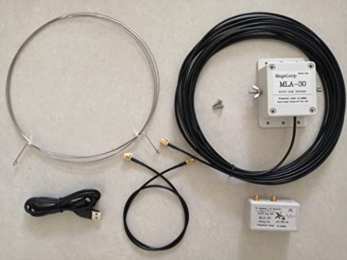 MLA-30 Loop Antenna Active Receiving Antenna 100kHz - 30MHz for Short Wave Radio