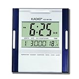 Pratico ed utile TrAdE Shop Traesio Orologio Sveglia TERMOMETRO DATARIO da per Parete Tavolo Display LCD KD-3810N