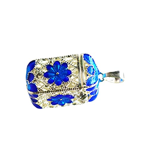 JISADER Pendentif Diffuseur D'huile de Parfum Médaillon en émail évidé pour Collier Porte-clés 4, 1 Cover