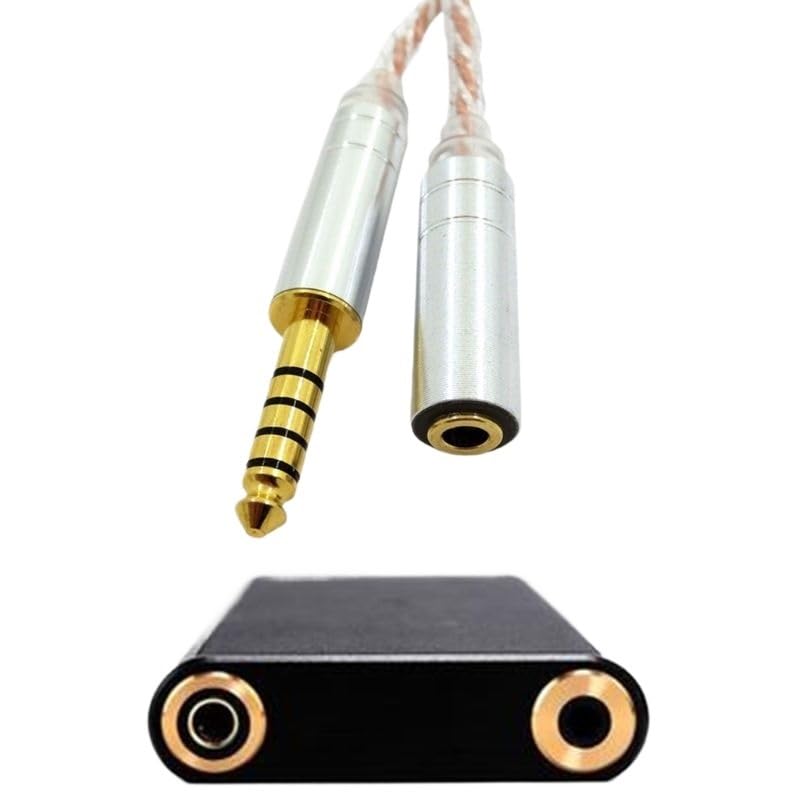 Cable de audio HiFi Balance macho de 2,5 mm a 3,5 mm, 4,4 mm, adaptador de línea de conversión de auriculares hembra (4)