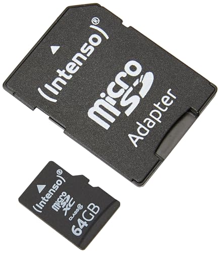 Intenso 3413490 - Adaptador para tarjeta Micro SDXC 64 GB (class 10 incl, 25 MB/s) color negro - imagen 2