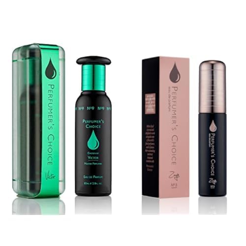 Image of Bundle of PERFUMER'S CHOICE No 9 by Victor, 83ml + No 3 by Zayn, 50ml Eau de Parfum Men, Luxury Fragrance - Mens Aftershave, Long Lasting Fragrance for Men by Milton-Lloyd