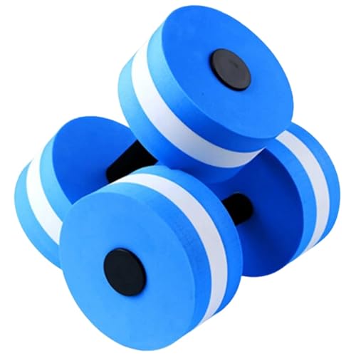 Mancuernas de agua azules para aeróbicos acuáticos, par EVA miniatura 1