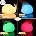 LOVERUIS Whale Night Light Silicone 7 Colors Dimmable 3 Hours Timer Whales Baby Light Decor Room Ocean Baby Nursery Decors Gift Kids