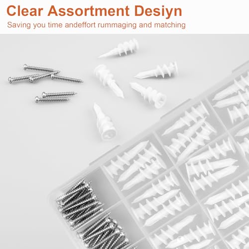 Caeypoar B001 120Pcs Self Drilling Drywall Anchors thumb #5