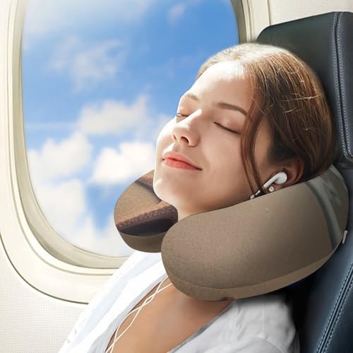 Almohada de viaje espuma viscoelástica 30x25 cm miniatura 3