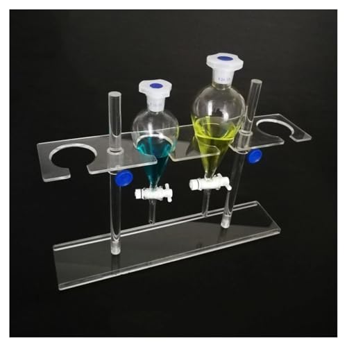 Entonnoir de séparation organique avec cadre abaissé stable pour 4 ampoules