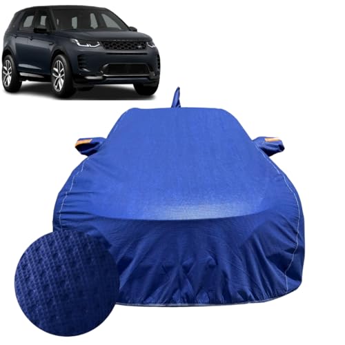 Image of Car Cover for Land Rover Discovery Sport (2020-2026) | 100% Waterproof Cover with Reflective Mirror Pockets | Dustproof, Scratchproof, Heatproof Car Cover |Soft Cotton Lining| Blue