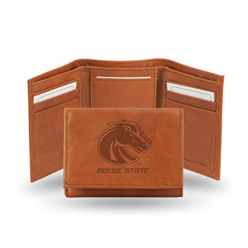 Portefeuille Alabama Crimson Tide à trois volets en cuir marron