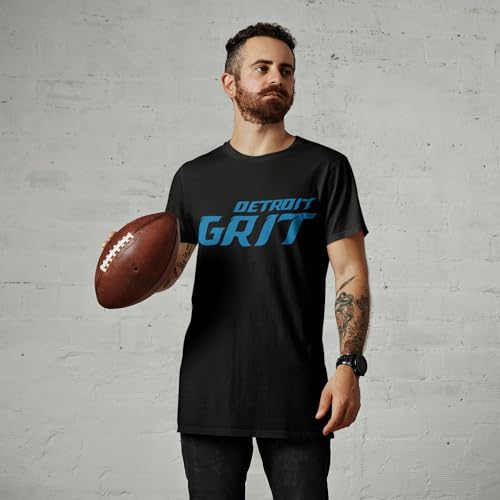 Expression Tees Grit Detroit Football Hard Knocks Toddler T-Shirt, Soft Cotton4