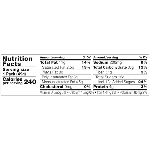 Lance Nekot Peanut Butter Sandwich Cookies Snack Packs, 8 Count 1.75 Oz - image 2