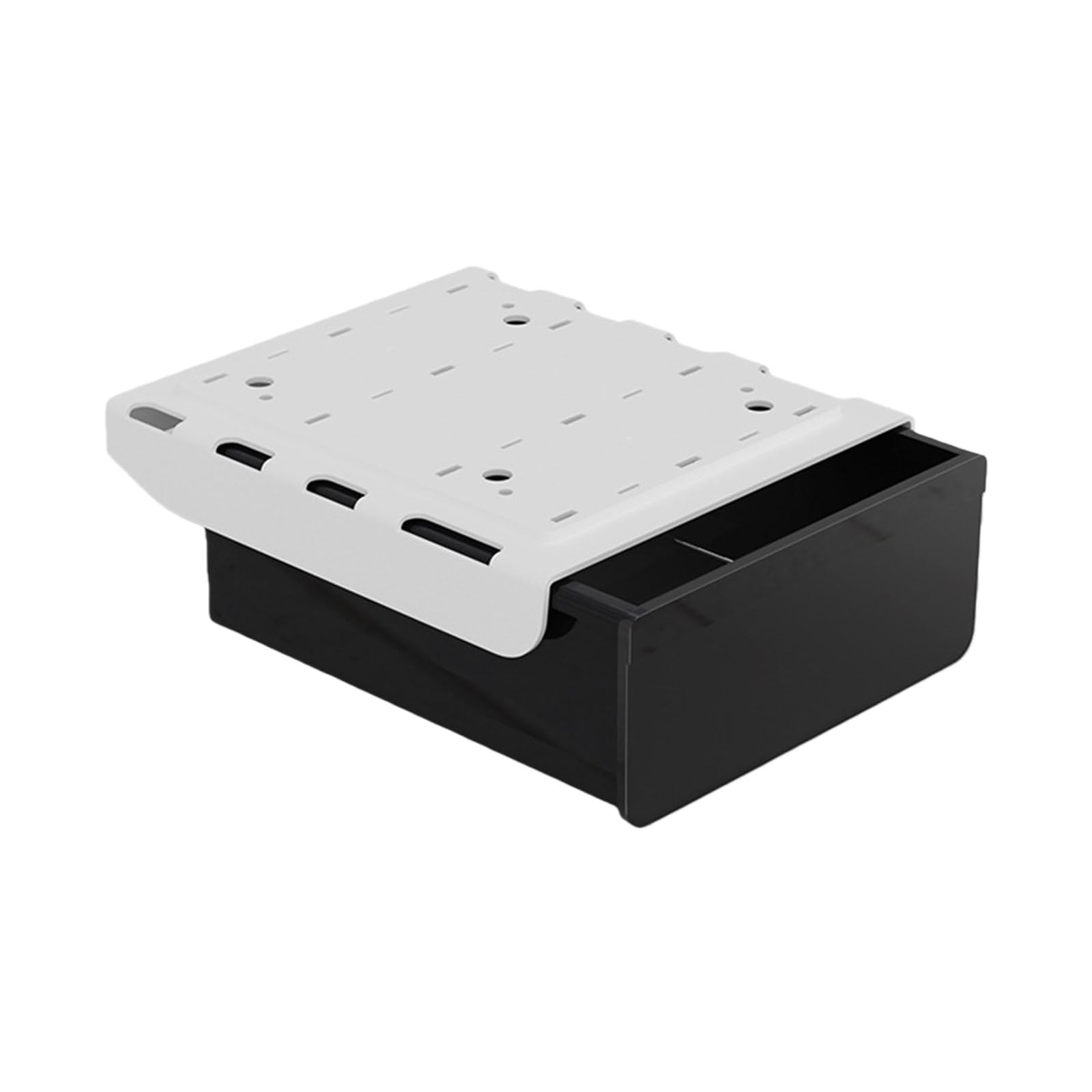 Tsophreniq Space Saving Under Desk Storage Drawer Polypropylenes Construction Workspaces Organiser Easy Installation Box Under Desk Storage Organiser