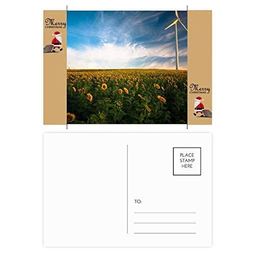Cartes postales tournesols et nuages - Lot de 20 pour invitations anniversaires et mots doux